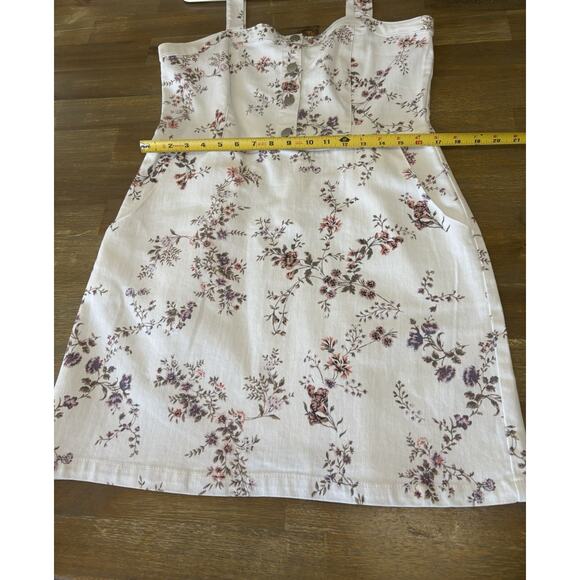 No Boundaries Women’s Floral Button-Front Sundress –Size XL, Casual Summer Dress - Picture 9 of 10